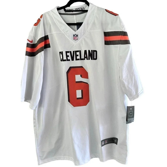 NWT Dawg Pound NFL Cleveland White Baker Mayfield Jersey Size 3XL - Picture 1 of 10